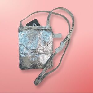 Frye Melissa Metallic Leather Sling Back